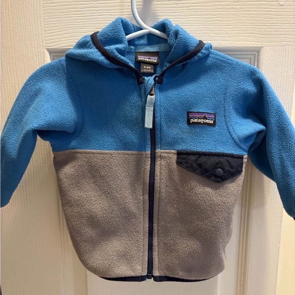 Patagonia Infant Blue Fleece Jacket